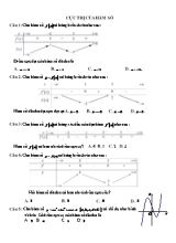 Câu hỏi trắc nghiệm Đại số Lớp 12 - Cực trị hàm số